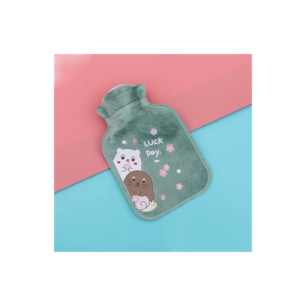 Tummy Warmers Hot Water Bottle Rubber Bag Large Plush Cloth Cover Model D Heat Therapy Cold Pack