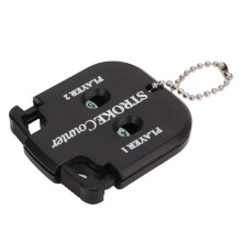 Golf Score Counter, 2Player Stroke Counter, Portable Mini Square Indicator, ABS Material, Compact Size, Outdoor Sports