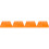 4Pièces Présentoir Forets Orange Flexible Simple À Utiliser 4