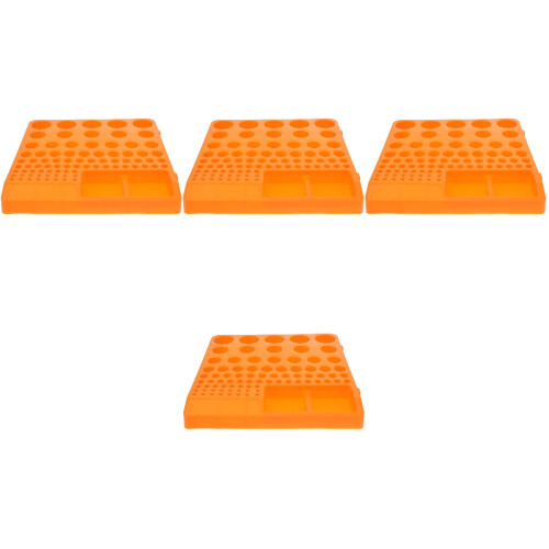 4Pièces Présentoir Forets Orange Flexible Simple À Utiliser 2