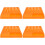 4Pièces Présentoir Forets Orange Flexible Simple À Utiliser 5