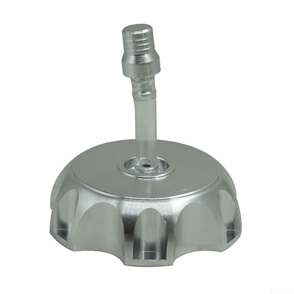 Aluminum Alloy Motorcycle Fuel Tank Cap Cover For Most Motorcycle Models Filler Oil Cap With Exhaust Cap Silver 9426802694109