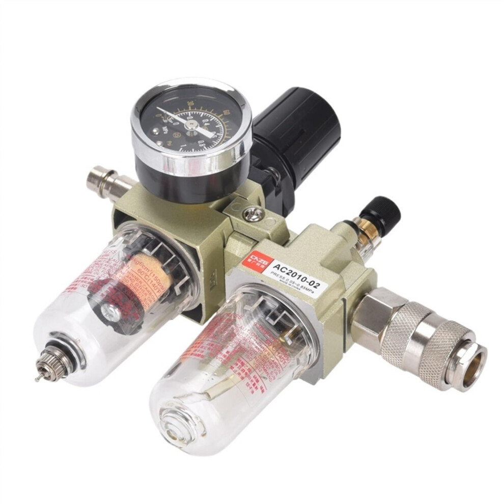 Compressor Air Filter Pressure Regulator Trap Pneumatic Oil Water Separator Pump Manual Drainage Ac201002 Pc4mm 9189345414916