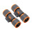 1 Pair ABS Fast Coupling Double Flows Water Connector For 1