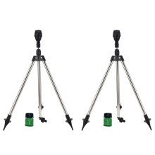 2PCS 360 Degree Rotary Irrigation Sprinkler Automatic Rotating