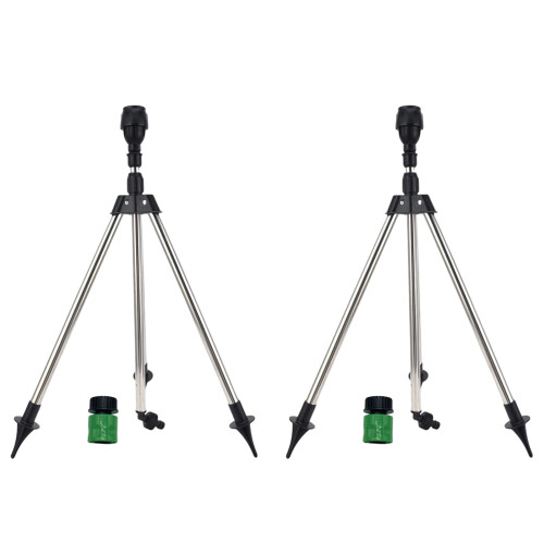 2PCS 360 Degree Rotary Irrigation Sprinkler Automatic Rotating