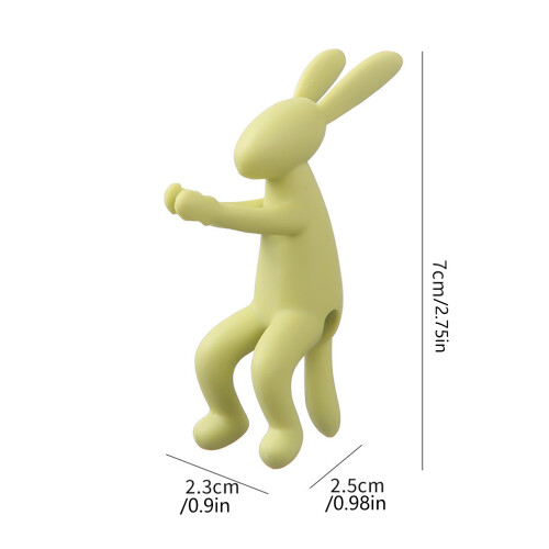 Stable Rabbit Shape Plant Support Plastic Garden Stake Windproof 2
