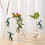 Stable Rabbit Shape Plant Support Plastic Garden Stake Windproof 2