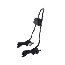 Motorcycle Backrest 20' Tall Motorcycle Passenger Holdfast Sissy Bar Backrest For Harley For Softail Slim FLSL FXBB FXST FLDE FLHC FLHCS 2018