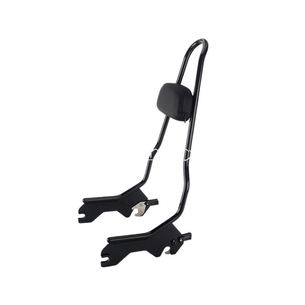 Motorcycle Backrest 20' Tall Motorcycle Passenger Holdfast Sissy Bar Backrest For Harley For Softail Slim Flsl Fxbb Fxst Flde Flhc Flhcs 2018 9382693900289