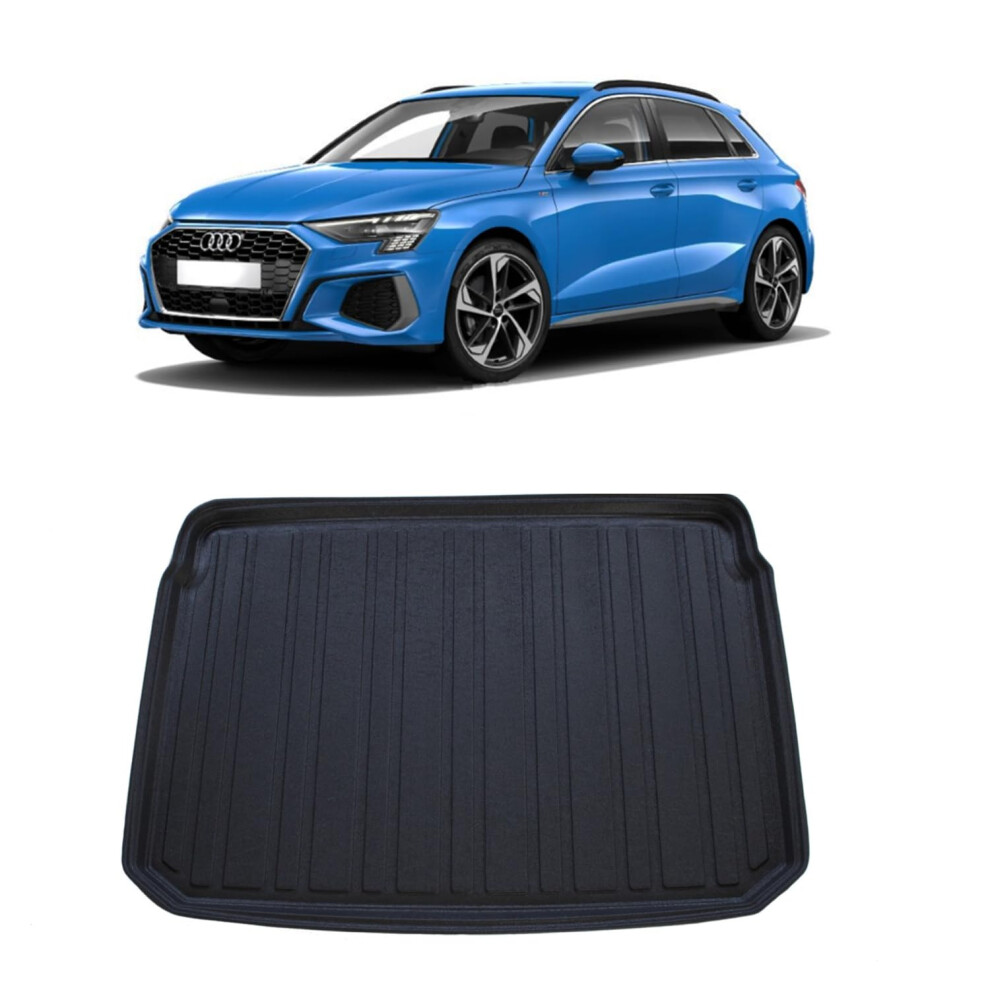 Las Boot Liner For Audi A3 Sportback Onwards Recyclable Tpe Tailored Fit Black 9382693900579