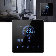 Digitaler Thermostat 16A LCD-Anzeige 90-240V Weiß, 41x86mm