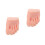 2Pcs Soft Silicone Nail Practice Foot Model Beige Realistic Mannequin 5