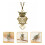 2Pz Collana Gufo Oro Gioiello Design Vintage 11