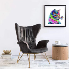 Pintura de gato 5D con cristales de strass Yu317, cristales de resina