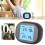 Black 11x9x4.8cm Indoor/Outdoor Thermometer 2000mAh 12