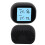Black 11x9x4.8cm Indoor/Outdoor Thermometer 2000mAh 13