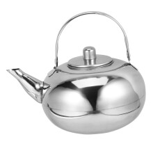 Stainless Steel Thermal Teapot with Removable Infuser, Vacuum Insulated Kettle for Tea and Coffee