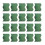 20Pcs Garden Edging Borders Grass Lawn Fence Interlocking-Green 1