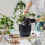Classical Black Flower Pot for Indoor-1 black package C100 2
