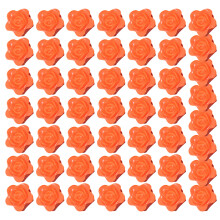50pcs Plant Climbing Wall Clips For Orchid And-Rose Orange