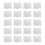 20Pcs Fixed Garden Barrier Lawn Grass Plastic Garden-White 1