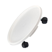 Durable Rolling Stand For Bottled Water Transport-Grey white