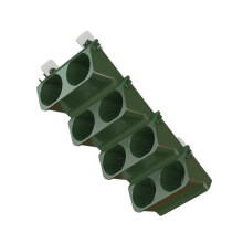 Pack Of 8 Modern Wall Hanging Planter Flower Pots-Army Green