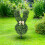 Artificial Rabbit Topiary Plant Stake for Spring Outdoor 4