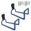 2PCS Hose Reel Hangable Hose Hook For Easy Hose Wall-Blue 1