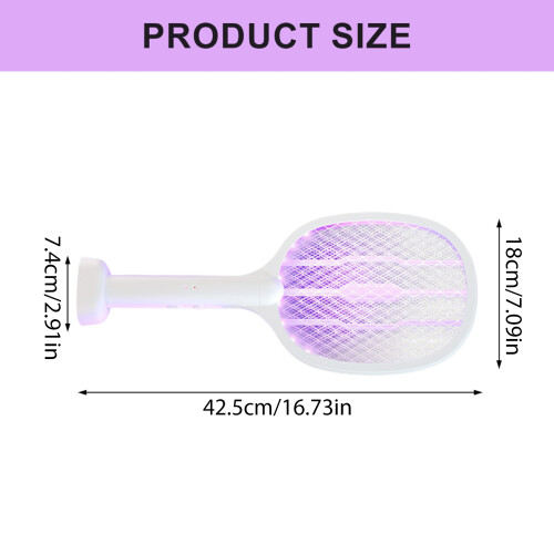 Handheld Fly Zapper Racket Mosquitoes Killers Electric Fly 1