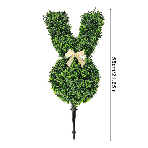 Artificial Rabbit Topiary Plant Stake for Spring Outdoor 2