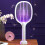 Handheld Fly Zapper Racket Mosquitoes Killers Electric Fly 6