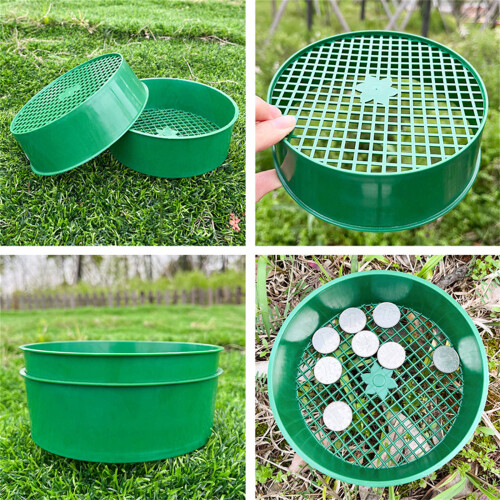5/10Pieces Multiuse Green Soil Sifter Mesh Screen for-10 2