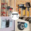 Space Saving Storage Hooks For Garden Garage And-orange color 3