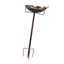 Garten-Vogelbadstecker aus Metall für Terrassen und-Vogelbad 3