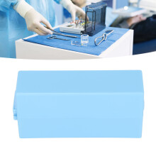 Porta fresas dentales Pro 30 agujeros caja azul tapa antipolvo