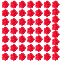 50 Stück Pflanzen-Kletterwand-Clips mit starkem Kleber-Rosenrot
