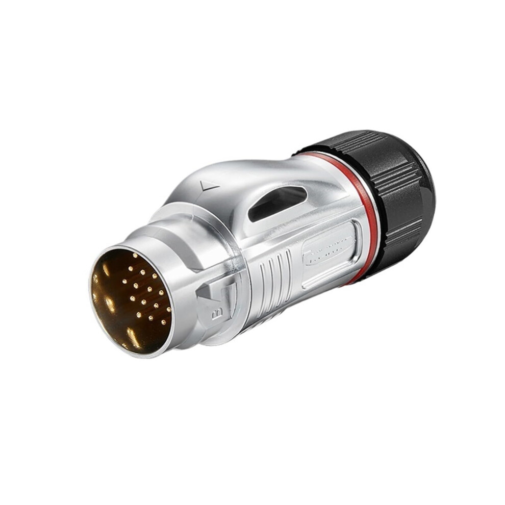 24 Pin Metal Aviation Connector 5V Male Industrial Plug For Secure Signal Transmission 9426802695755