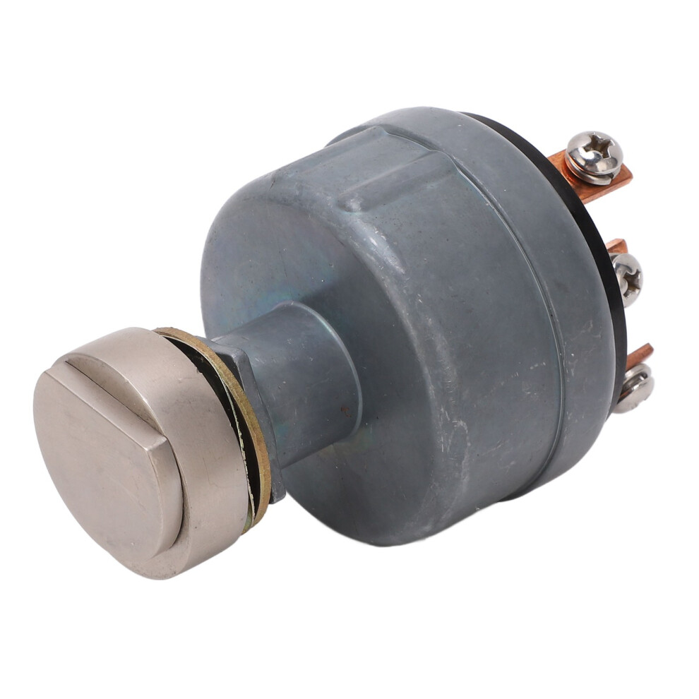 6 Pin Excavator Ignition Switch With Cover For Hitachi Ex200, Aluminum Copper 9471381131767