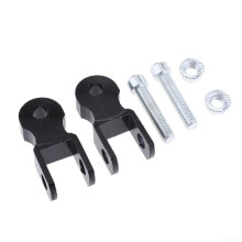 Motorcycle Height Extension Kit with CNC Machined Rear Shock Risers 77mm