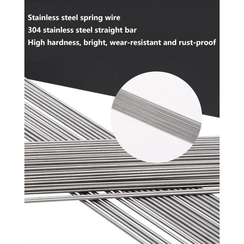 304 Stainless Steel Spring Wire Assortment Kit 0.3mm Rust Resistant  Strength for DIY Projects 2