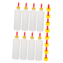 Goat Feeding Bottles With Antibite Pacifiers, Reusable Lamb Nurse Bottles For Calves, Sheep, Goats And Breeding Farms