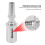 Brass Trombone Pressure Relief Valve Silver for Wind Instruments 4