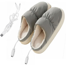 Electric Heated Foot Warmer USB Powered Fast Heating Plush Pad For Cold Winter Home Use