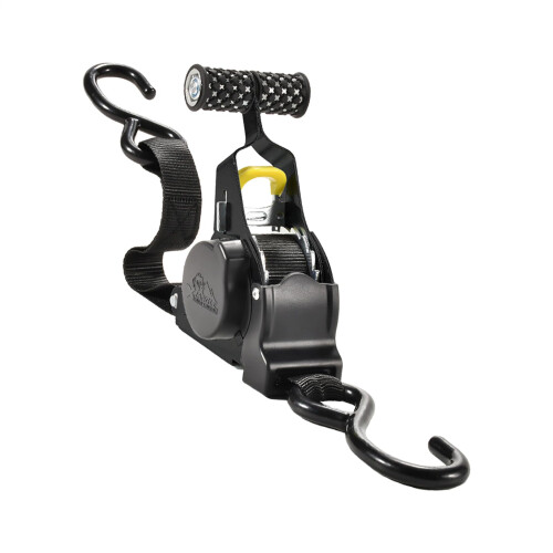 Retractable Ratchet TADown Strap  Hard Built for Heavy Loads