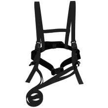 Kids Ski Harness Ski Training Harness Practical Leash Equipment Ski Harness for Girls and Boys Winter Sports Cycling Teaching Black