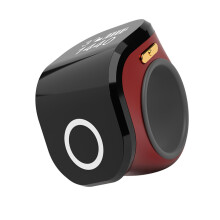 Digital Rings Counter, Rechargeable Counter with Display 17 Channel for Prayer Sports and Inventory Wine Red