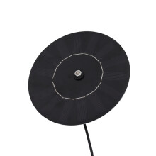 Pannello Solare Circolare Impermeabile da 10W 5V per Telecamere di Sicurezza Esterno e Luci LED