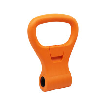 Adjustable Kettlebell Handle Converts Dumbbell to Kettlebell for Home and Travel Workouts Up to 50lbs